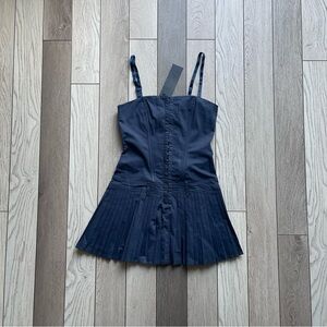 Lioness Honey Corset Mini Dress Navy